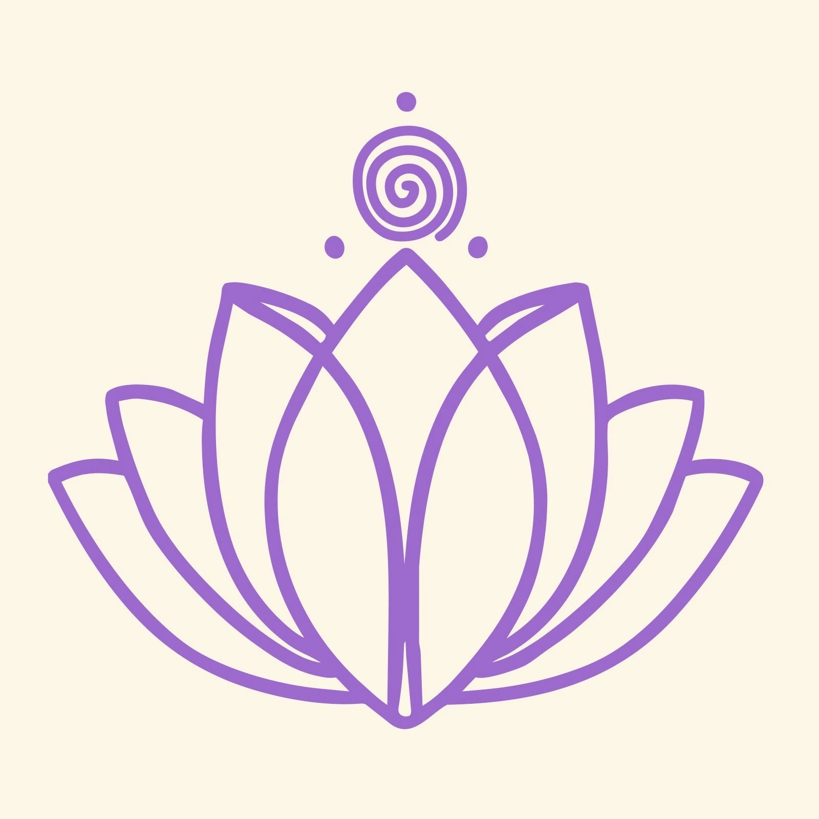 Blossom Wellness lotus illustration